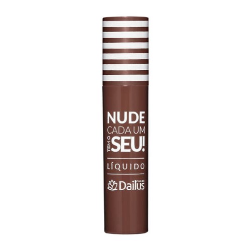 Batom Líquido Dailus Nude Cada um Tem o Seu! Cor 16 Cinza Viniz com 4,6g