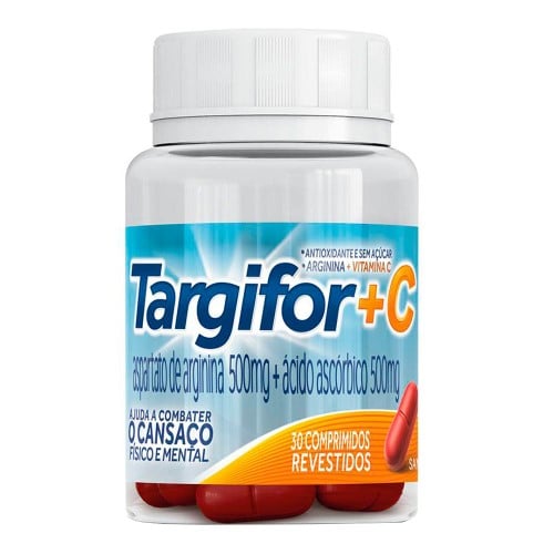 Vitamina C Targifor +C 500mg 30 Comprimidos Revestidos