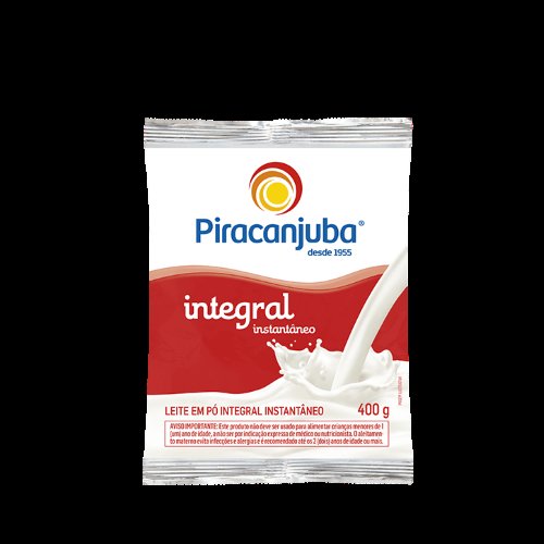 Leite Em Pó Piracanjuba Integral Instantâneo 400g