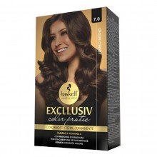 Excllusiv Color Pratic - Kit Coloração 7.0 Louro Médio