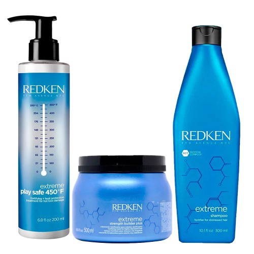 Redken Extreme Kit - Shampoo + Máscara + Leave-In