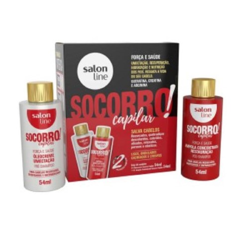 Salon Line Socorro Capilar Kit - Óleo Creme + Ampola