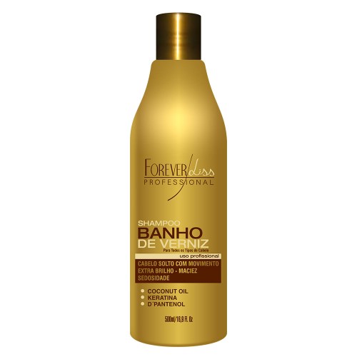 Forever Liss Shampoo Extra Brilho Banho de Verniz - Shampoo