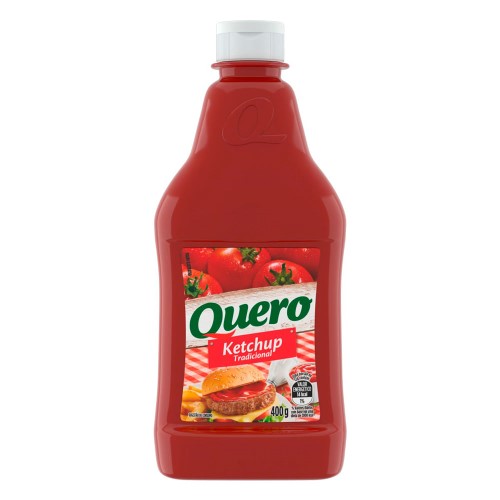 Ketchup Tradicional Quero Squeeze 400g