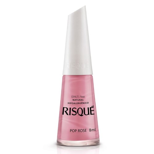 Esmalte Risqué Natural Pop Rose 8ml