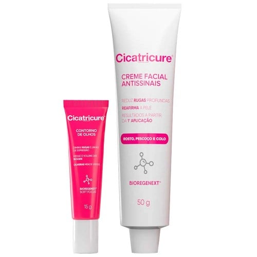 Cicatricure Kit – Creme Antirrugas + Rejuvenescedor para Olhos