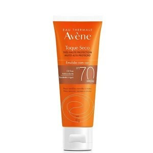 Protetor Solar Avène Toque Seco Emulsão Com Cor Fps70 40g