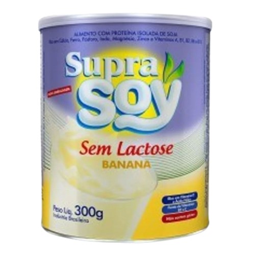 Suprasoy Sem Lactose Banana 300g