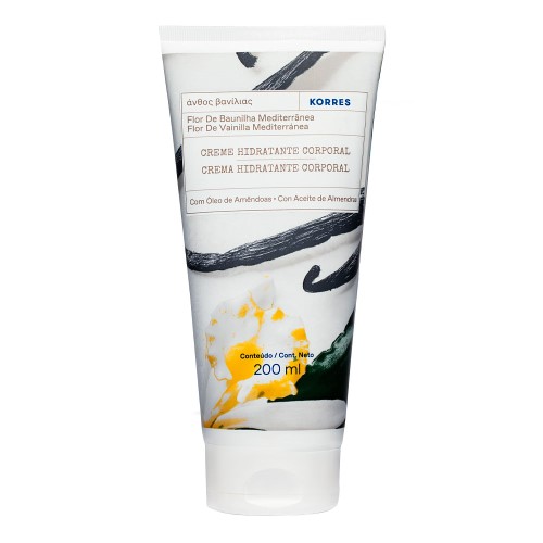 Creme Hidratante Corporal Korres Flor De Baunilha Mediterrânea 200ml