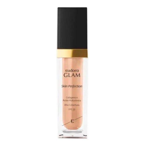 Refil Base Líquida Eudora Glam Skin Perfection Cor 10 30ml