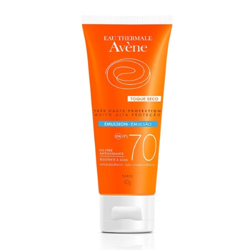 Protetor Solar Avène Toque Seco Emulsão FPS70 50ml