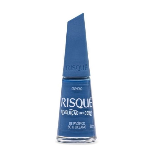 Esmalte Risqué Cremoso Revolução das Cores De Pacífico só o Oceano 8ml