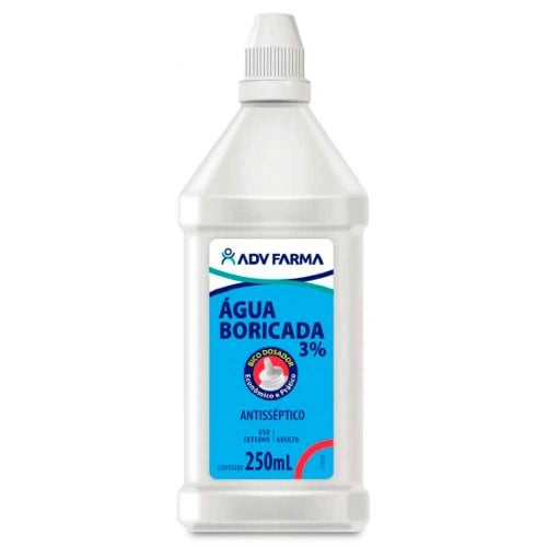 Água boricada 250ml ADV