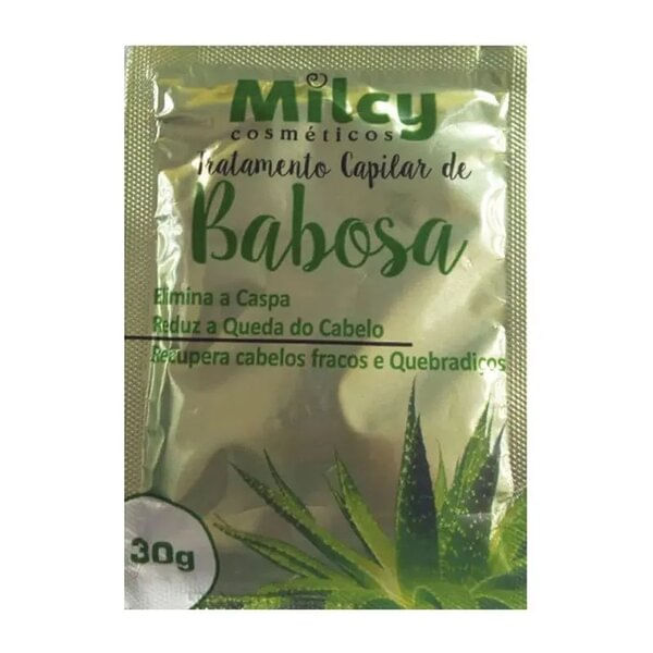 Cosméticos Babosa Sachê - Máscara Capilar 30g