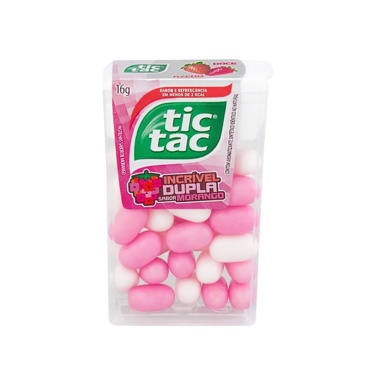 Tic Tac Pastilhas Sabor Morango 16g