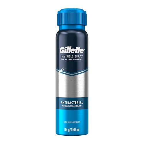 Desodorante Aerosol Gillette Invisible Antibacterial 93g