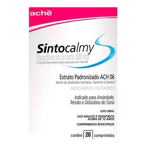 Sintocalmy 300mg Aché 20 Comprimidos Revestidos