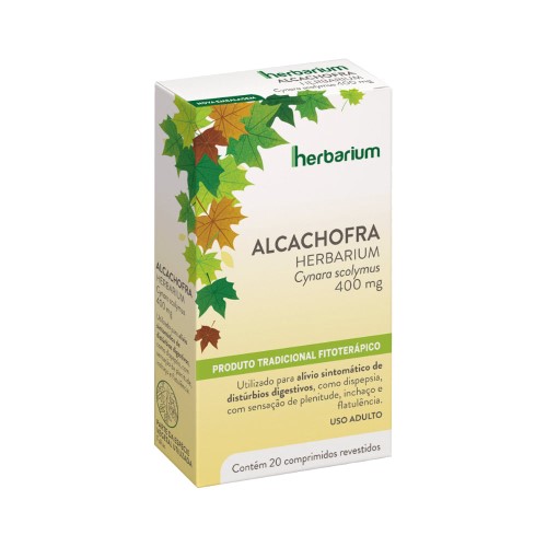 Alcachofra 400mg Herbarium 20 comprimidos