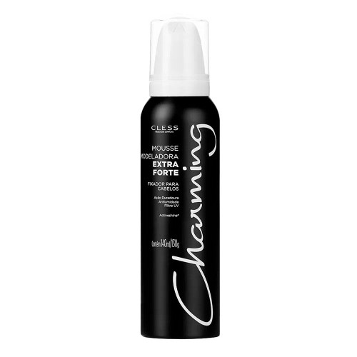 Mousse Modelador para Cabelos Charming Special Black 140ml