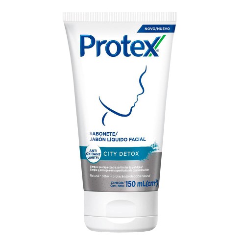 Sabonete Líquido Facial Protex City Detox com 150ml