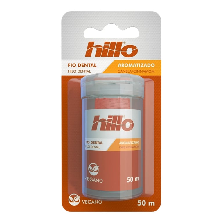 Fio Dental Hillo Vegano canela com 50m