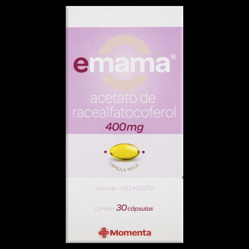 Emama 400mg com 30 cápsulas moles