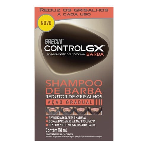 Shampoo Grecin Redutor de Grisalhos Control GX 147ml