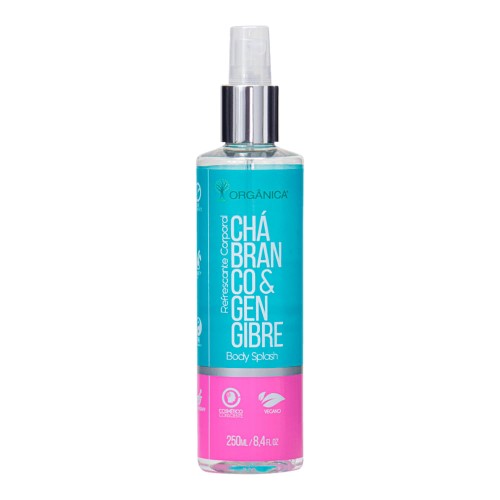 Body Splash Orgânica Chá Branco e Gengibre 250ml