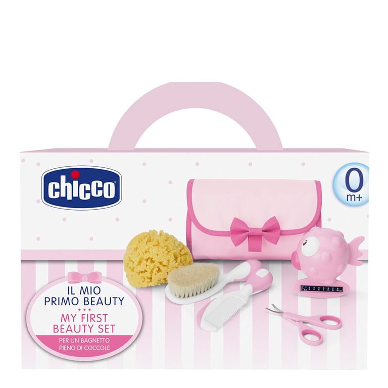 Conjunto De Higiene Meu Primeiro Beauty Set Rosa Chicco