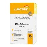 Suplemento Vitamínico Lavitan Zinco Cimed 30 Comprimidos Revestidos