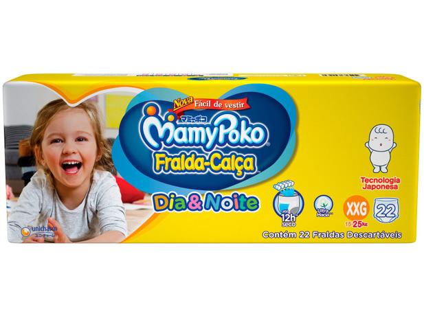 Fralda Calça Infantil MamyPoko Dia&Noite XXG - 22 Unidades