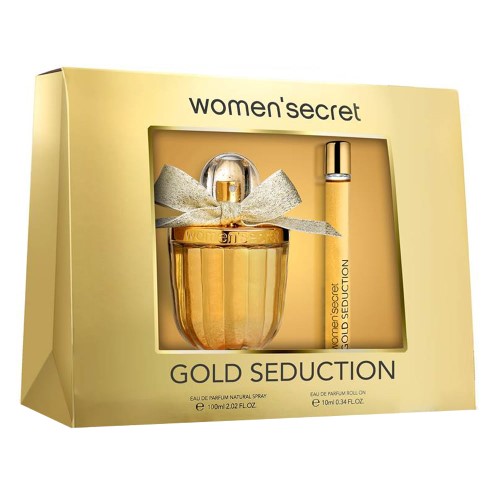 Women’ Secret Golden Seduction Kit - Eau de Parfum + Roll On