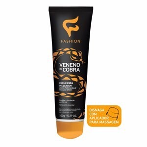 Creme Para Massagem Fashion Veneno De Cobra 150g