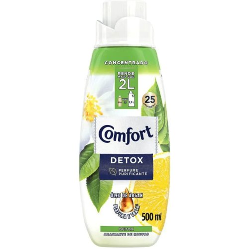 Amaciante de Roupa Comfort Concentrado Detox Intense 500ml