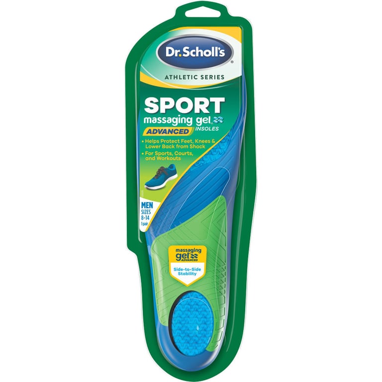 Palmilha Dr. Scholl s Advanced Gel Esporte Masculino 40 a 45