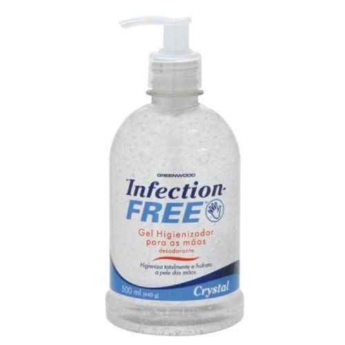 Gel Antisséptico Infection Free Crystal 500ml