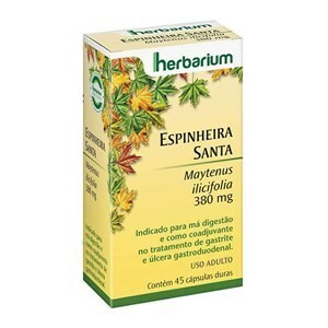 Espinheira Santa 380mg Herbarium 45 Cápsulas