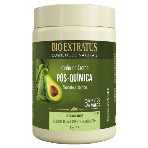 Creme De Tratamento Bio Extratus Pós Química Abacate 1kg