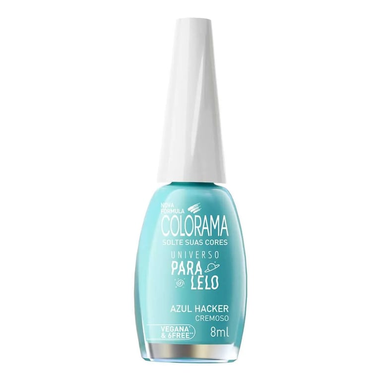 Esmalte Colorama Cremoso Universo Paralelo Azul Hacker 8ml