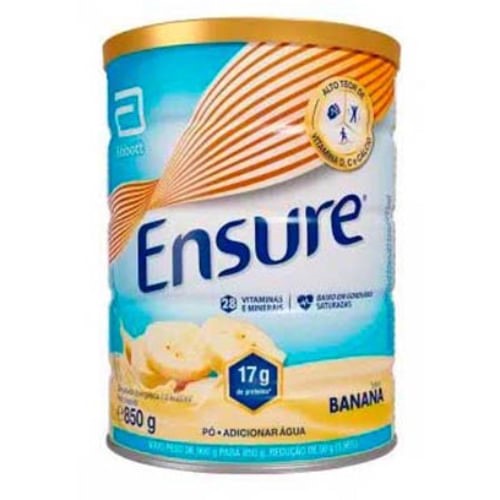 Suplemento Nutricional Ensure Sabor Banana 850g