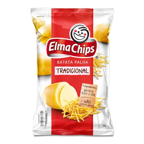 Batata Palha Elma Chips Tradicional com 110g