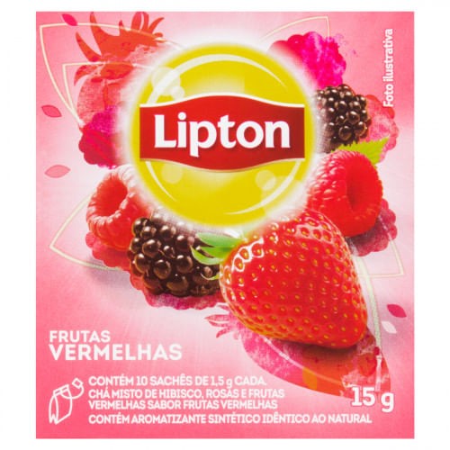 CHA LIPTON 10UN FRUTAS VERMELHAS