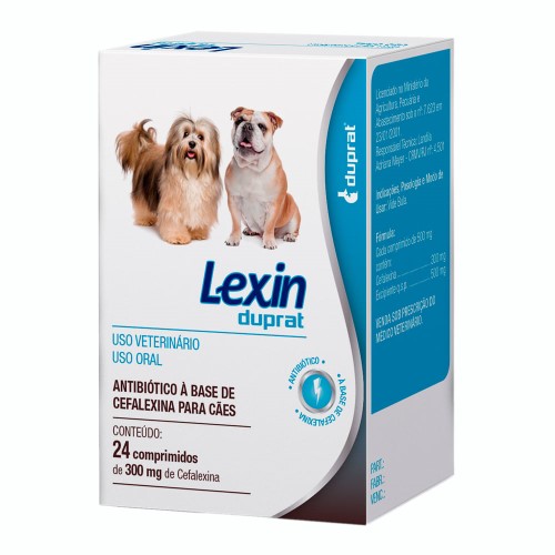 Lexin Duprat para Cães Uso Veterinário com 24 Comprimidos