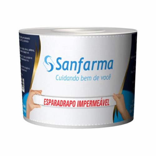 Esparadrapo Impermeável Sanfarma 25Mmx0,9Cm