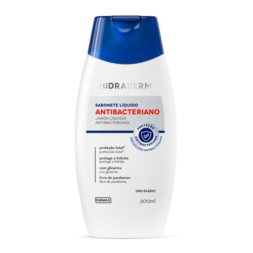 Sabonete Líquido Antibacteriano Hidraderm 200ml