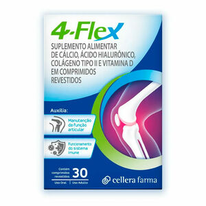 4 Flex com 30 Comprimidos Revestidos