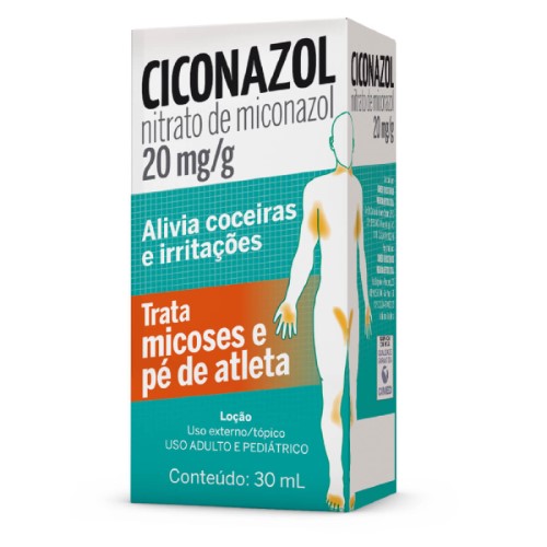 Antimicótico Ciconazol 20mg Loção 30ml