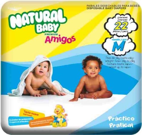 FR NATURAL BABY PREMIUM PRATICA M 22UN