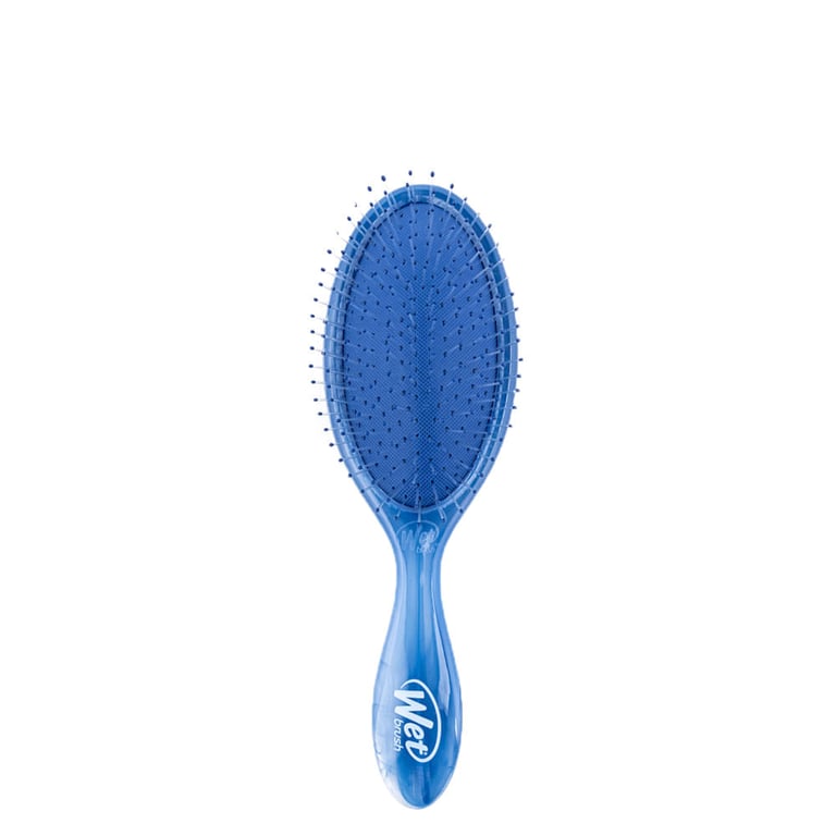 Wet Brush Detangle Natural Mármore Azul - Escova de Cabelo