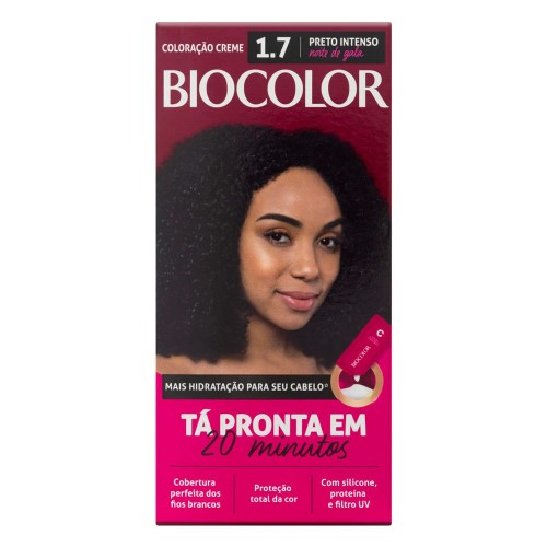 Tintura de Cabelo Biocolor Preto Intenso Noite de Gala 1.7